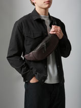 Sac Banane Light Etrier Marron light ELIS735M-vue-porte