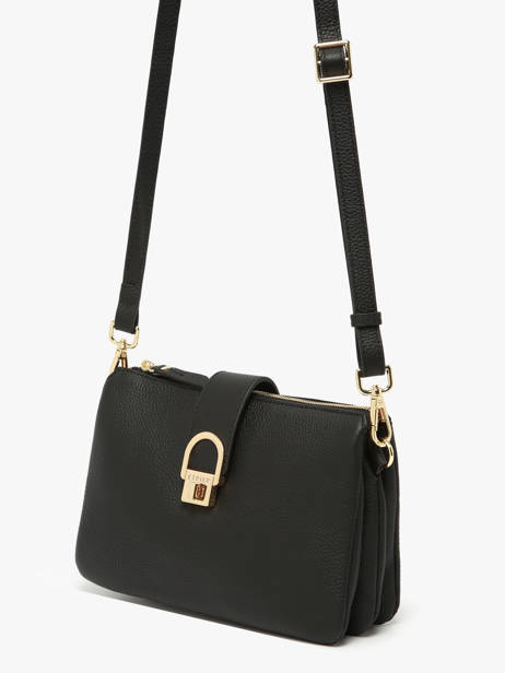 Shoulder Bag Equestre Leather Etrier Black equestre EEQT0143 other view 2